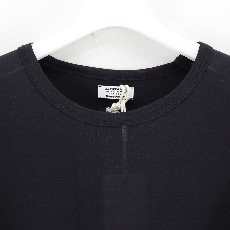MAATEE&SONS/マーティーアンドサンズ】SILK S/SLEEVE LOOSE TEE MT5103 