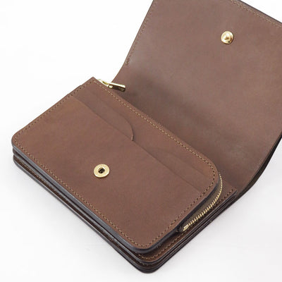 【forme/フォルメ】<br>Short wallet Cordovan <br>flp-26
