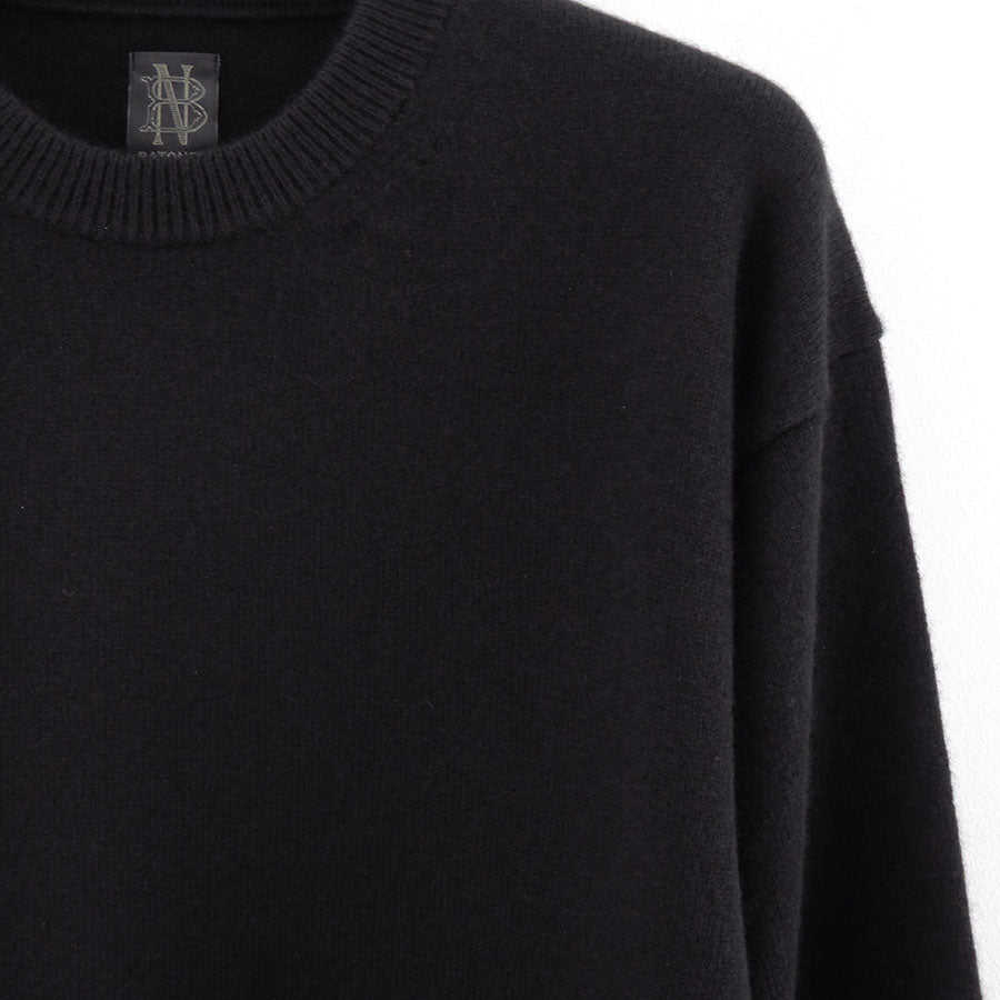 【BATONER/バトナー】<br>INNOCENT CASHMERE CREW NECK <br>BN-FU-004