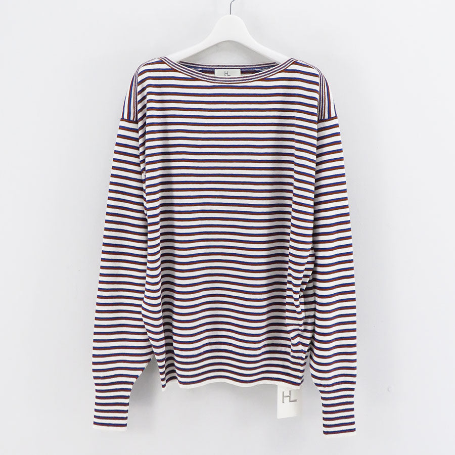 ビノールト HERILL White Linen boarder 3 HERILL Whitelinen border ヘリル ホワイトリネンボーダーニット