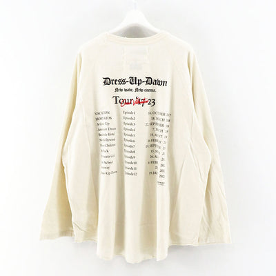【DAIRIKU/ダイリク】<br>"The Dawn" Big Raglan Tour Tee <br>23AWC-7