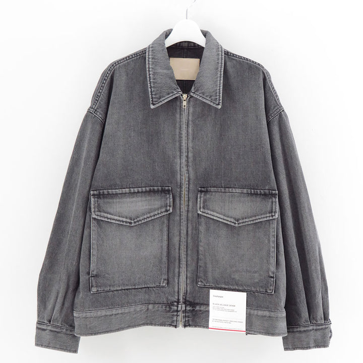 グラフペーパーSelvage Denim Zip Jacket 26s/s Graphpaper/グラフペーパー】Selvage Denim Zip Jacket GU261-20056LB