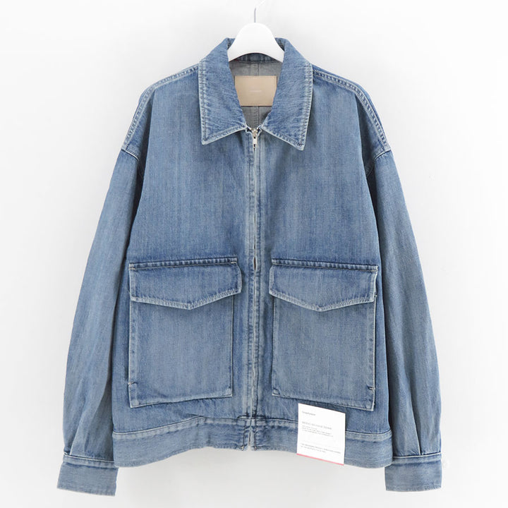 Graphpaper/グラフペーパー】Selvage Denim Zip Jacket GU261-20056LB