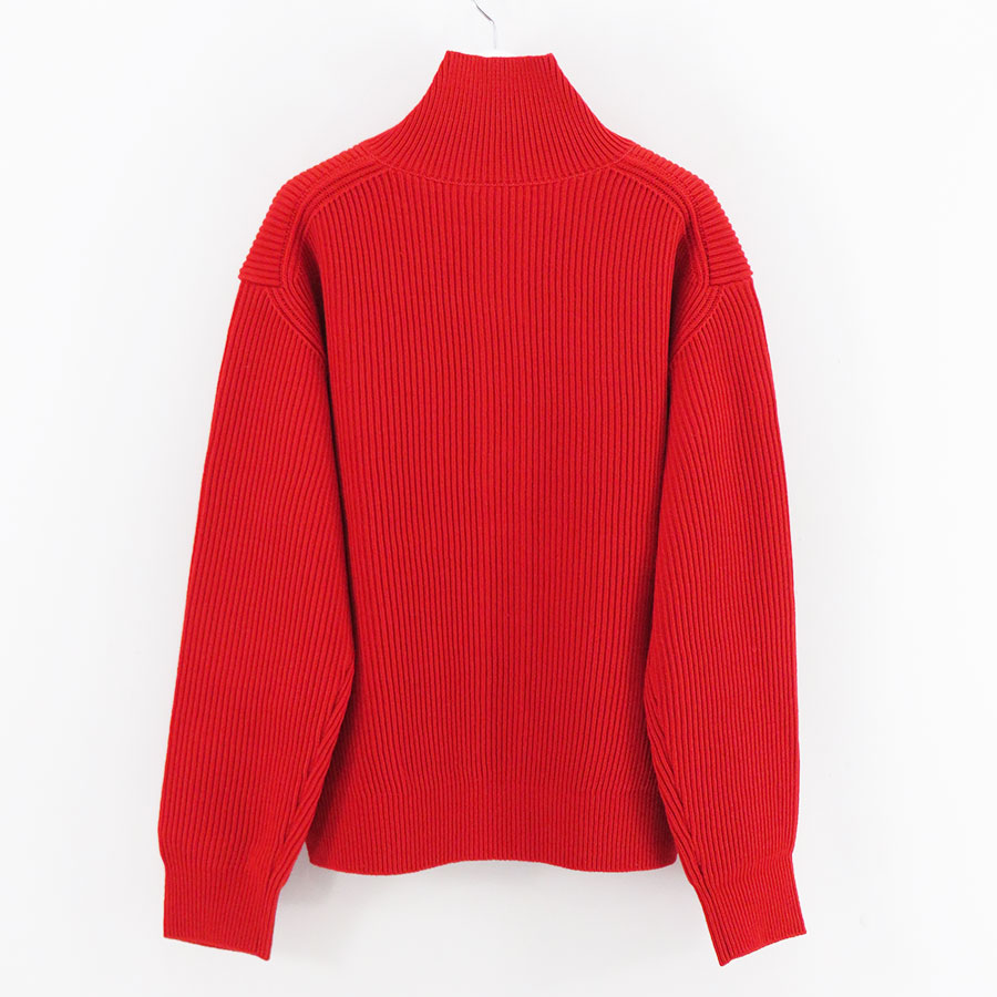AURALEE/オーラリー】SUPER FINE WOOL RIB KNIT ZIP CARDIGAN
