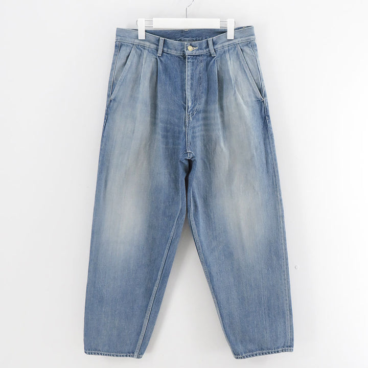 26SS グラフペーパー セルビッジデニム 1 ナイスネス a.presse Graphpaper/グラフペーパー】Selvage Denim Two Tuck Tapered Pants