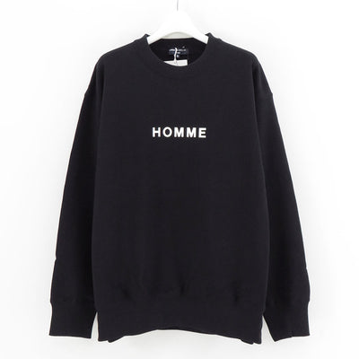 【COMME des GARCONS HOMME】<br>綿裏毛製品プリントプルオーバー <br>HN-T104-051