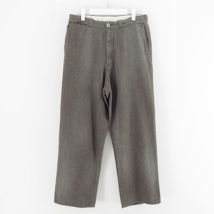 A.PRESSE/アプレッセ】Vintage Black Chambray Work Pants 25AAP