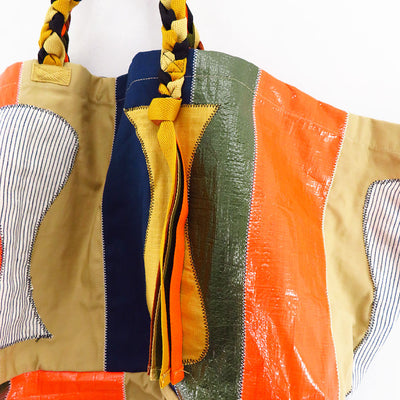 【KHOKI/コッキ】<br>Color-block vinyl bag <br>23aw-bg-02