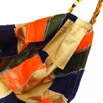 【KHOKI/コッキ】<br>Color-block vinyl bag <br>23aw-bg-02