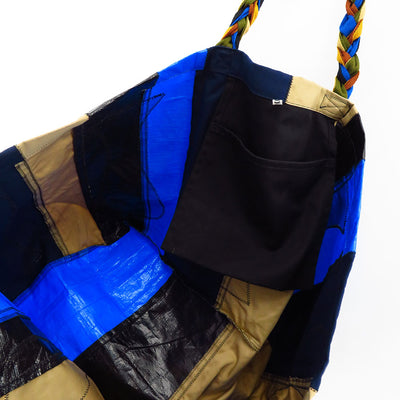 【KHOKI/コッキ】<br>Color-block vinyl bag <br>23aw-bg-02