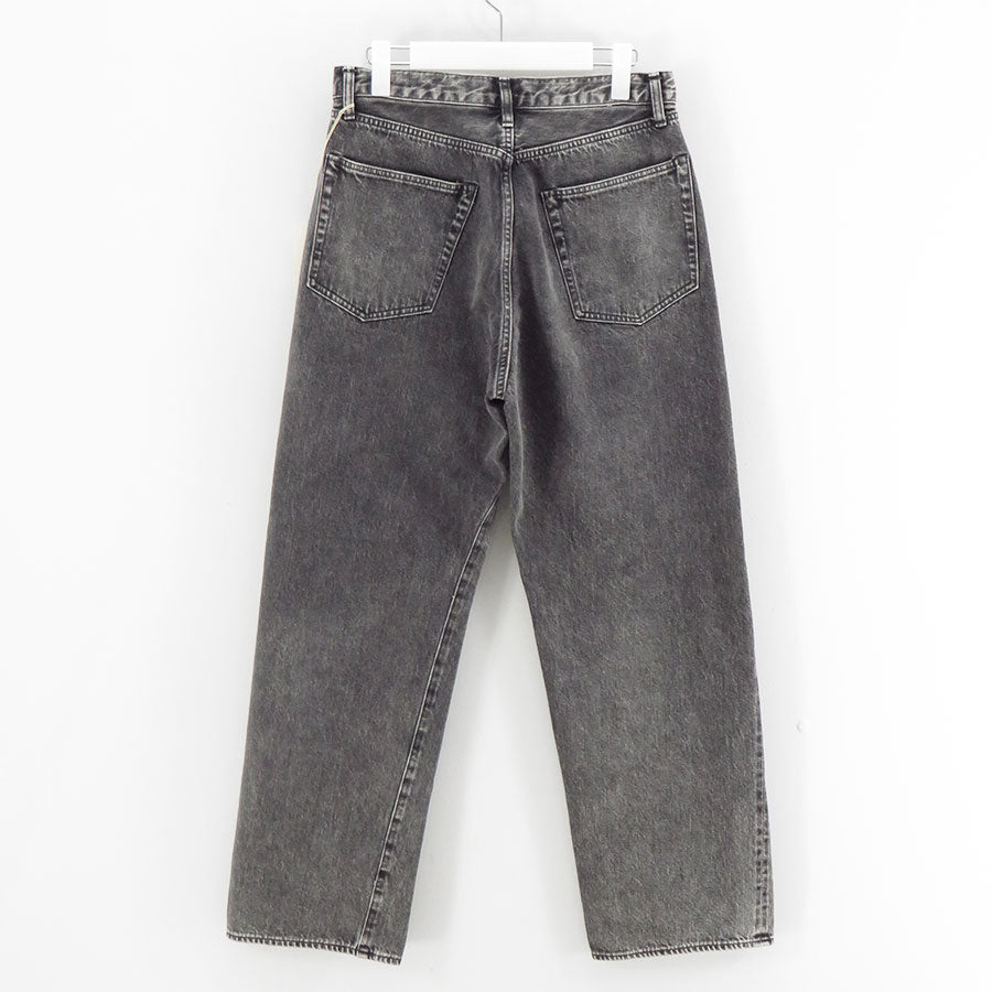 ULTERIOR/アルテリア】VINTAGE WASHED SELVEDGE BLACK DENIM 5P PANTS