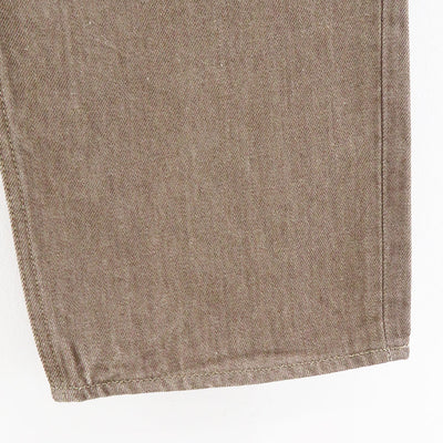 【AURALEE/オーラリー】<br>HARD TWIST BROWN DENIM WIDE PANTS <br>A23AP03MD