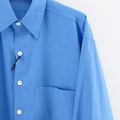 【AURALEE/オーラリー】<br>WASHED FINX TWILL BIG SHIRT <br>A23AS02TN