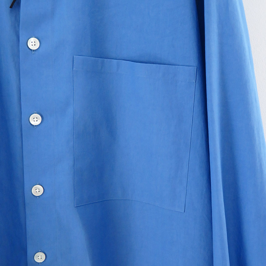 【AURALEE/オーラリー】<br>WASHED FINX TWILL BIG SHIRT <br>A23AS02TN