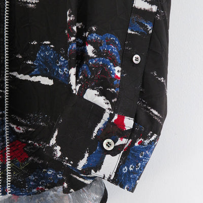 【DAIRIKU/ダイリク】<br>Embroidery Aloha Open Chest Shirt <br>24SSS-11