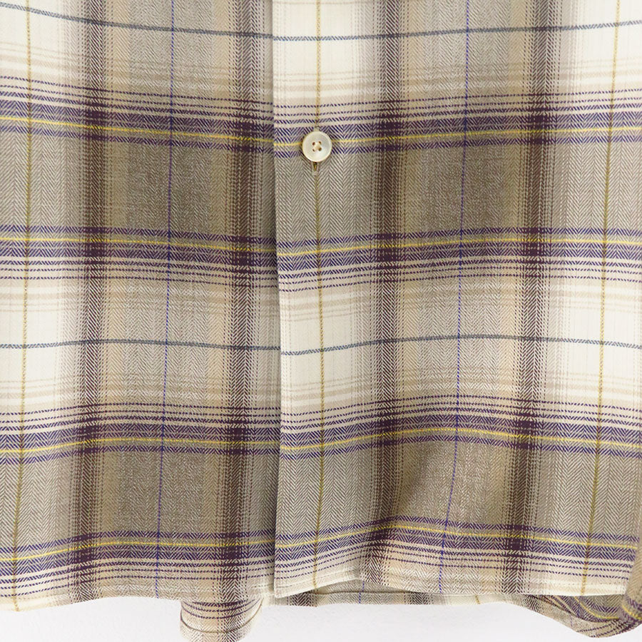 【AURALEE/オーラリー】<br>SUPER LIGHT WOOL CHECK SHIRT <br>A23AS01LC