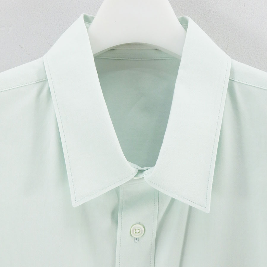 【記載価格より2,000円引き】 Loose Fit Oxford Ｌサイズ ATON/エイトン】WASHER OXFORD LOOSE FIT SHIRT BLAGLM0006の通販