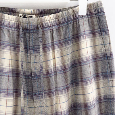 【AURALEE/オーラリー】<br>SUPER LIGHT WOOL CHECK EASY SLACKS <br>A23AP02LC
