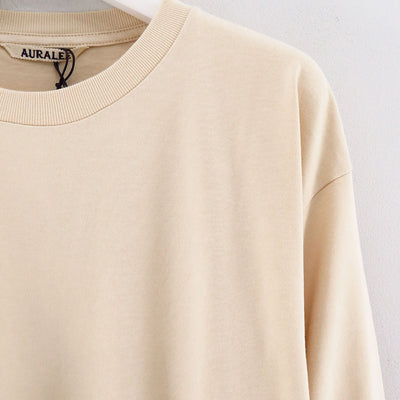【AURALEE/オーラリー】<br>LUSTER PLAITING L/S TEE <br>A00SP01GT