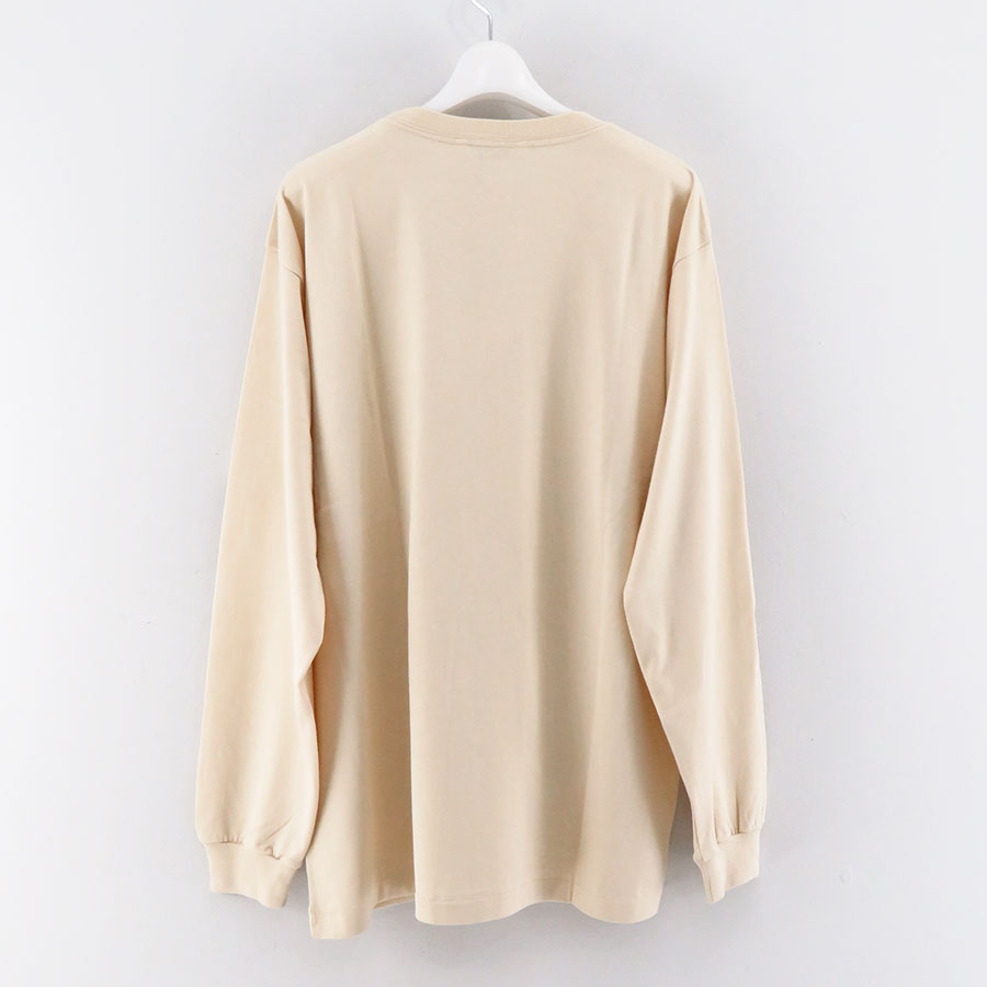 【AURALEE/オーラリー】<br>LUSTER PLAITING L/S TEE <br>A00SP01GT