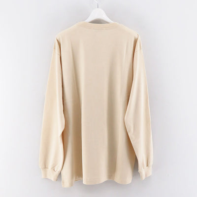 【AURALEE/オーラリー】<br>LUSTER PLAITING L/S TEE <br>A00SP01GT