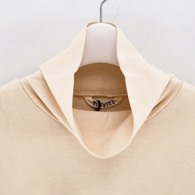 【AURALEE/オーラリー】<br>LUSTER PLAITING HI NECK L/S TEE <br>A23AP02GT
