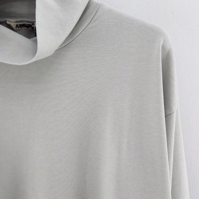 【AURALEE/オーラリー】<br>LUSTER PLAITING HI NECK L/S TEE <br>A23AP02GT