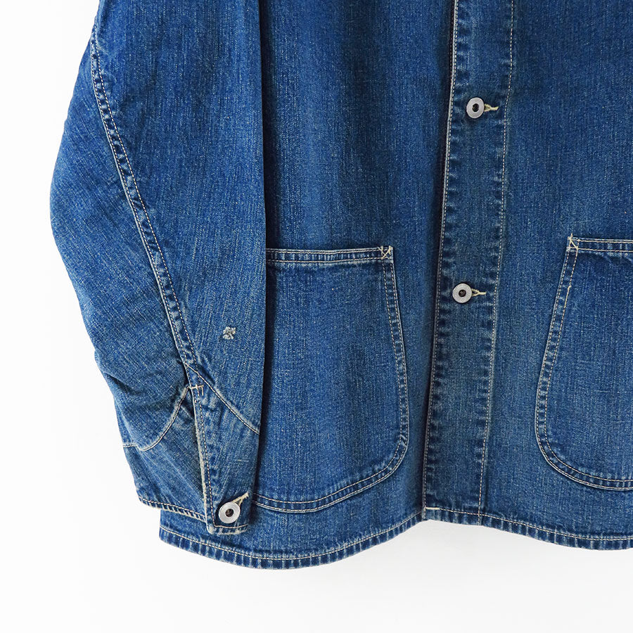 【A.PRESSE/アプレッセ】<br>Denim Coverall Jacket <br>23AAP-01-23M