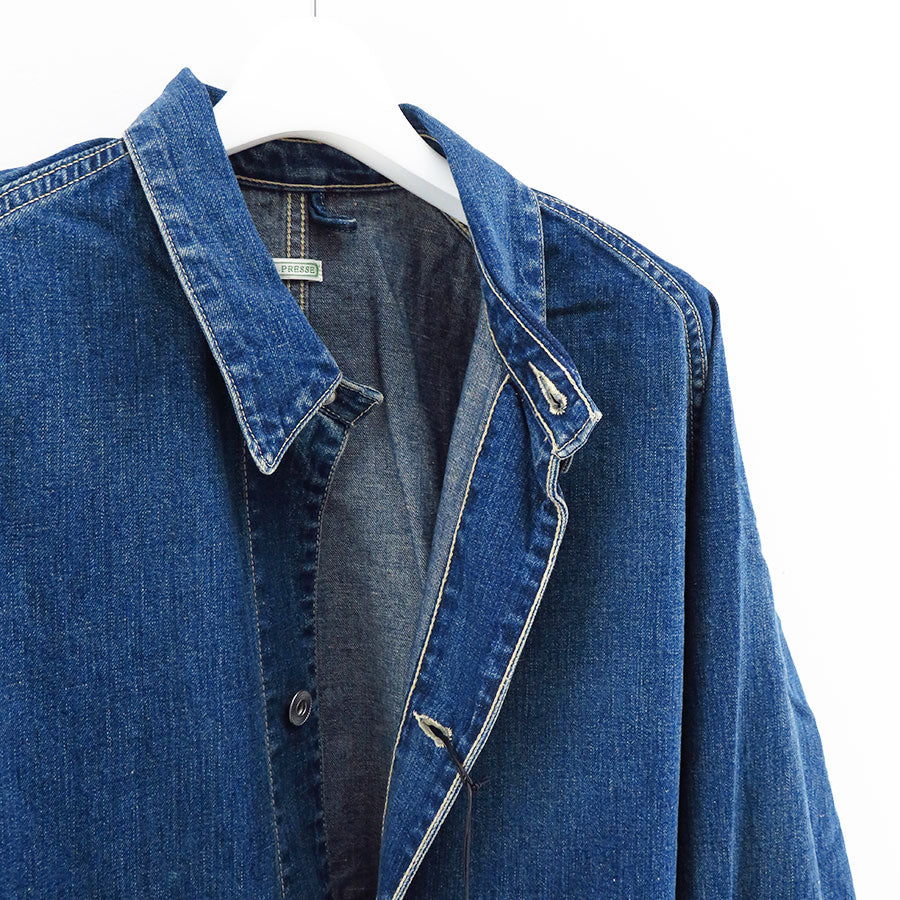 A.PRESSE/アプレッセ】Denim Coverall Jacket 23AAP-01-23Mの通販