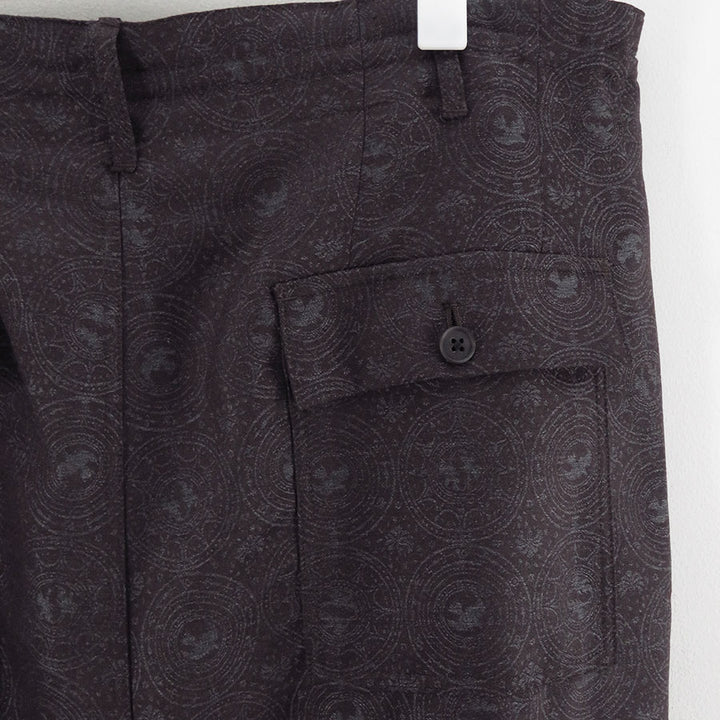 nonnotte/ノノット】2-Tuck Draw Cord Wide Trousers N-26S-008の通販
