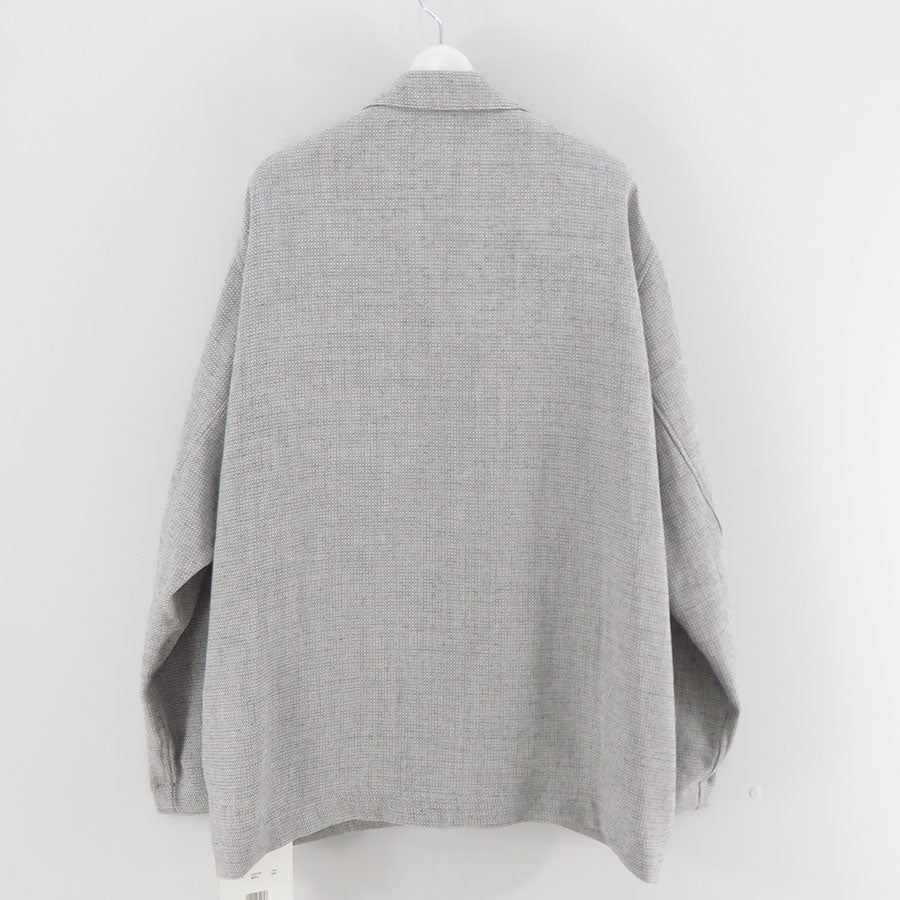 nonnotte/ノノット】Swan Drop Collar Shirt Jacket N-26S-061の通販