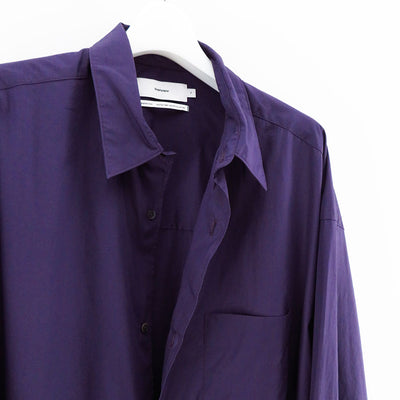 【Graphpaper/グラフペーパー】<br>Broad L/S Oversized Regular Collar Shirt <br>GM233-50001C