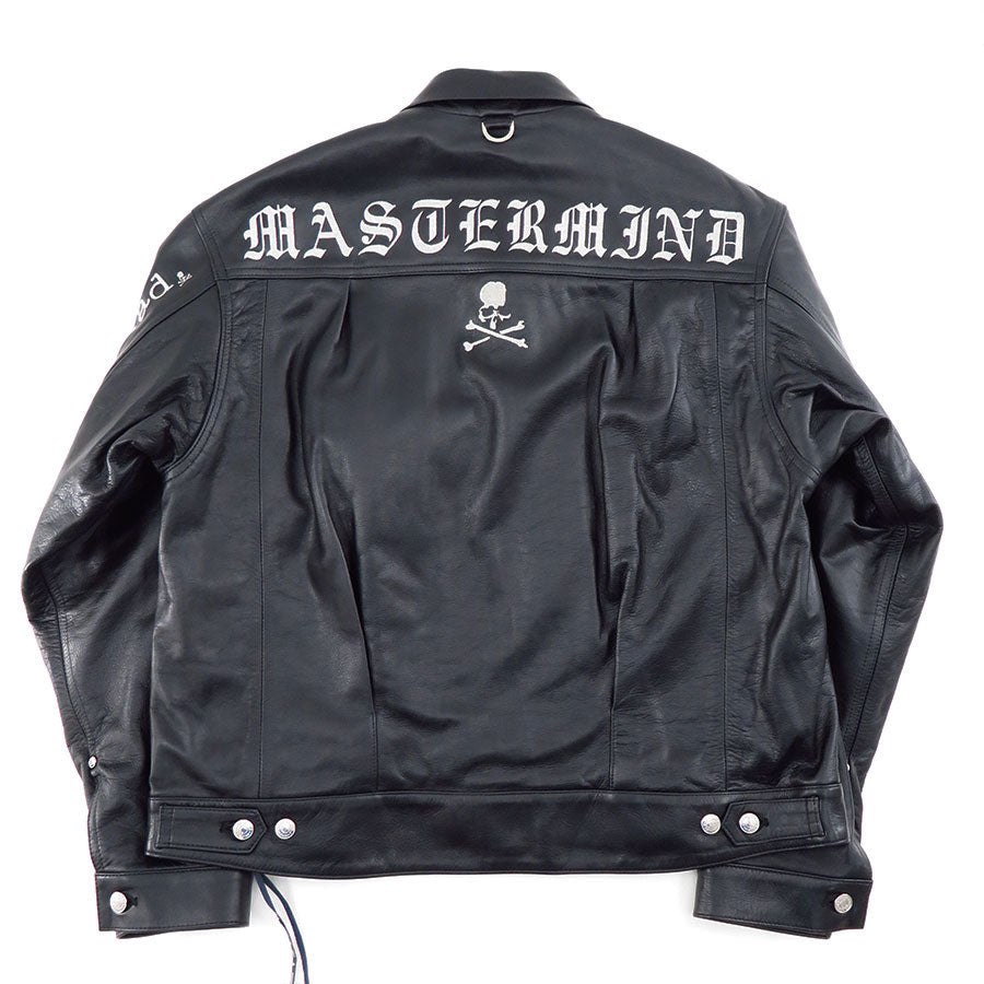 【mastermind JAPAN/マスターマインドジャパン】<br>1st type カウレザージャケット <br/>MJ23E11-BL032