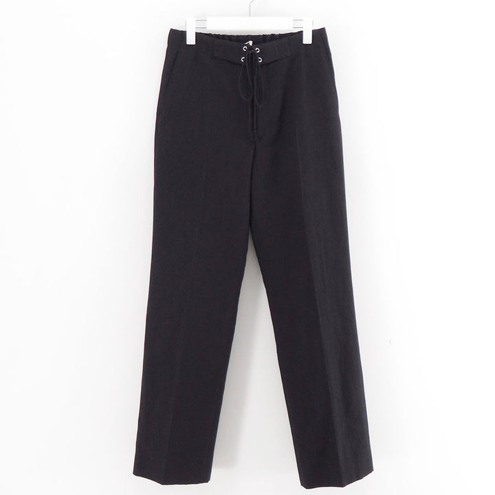 AURALEE/オーラリー】WOOL COTTON LINEN OX DRAWSTRING PANTS