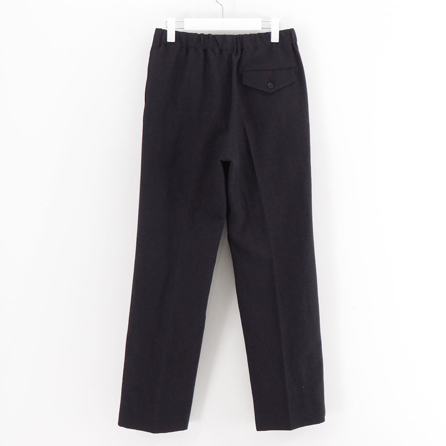 AURALEE/オーラリー】WOOL COTTON LINEN OX DRAWSTRING PANTS