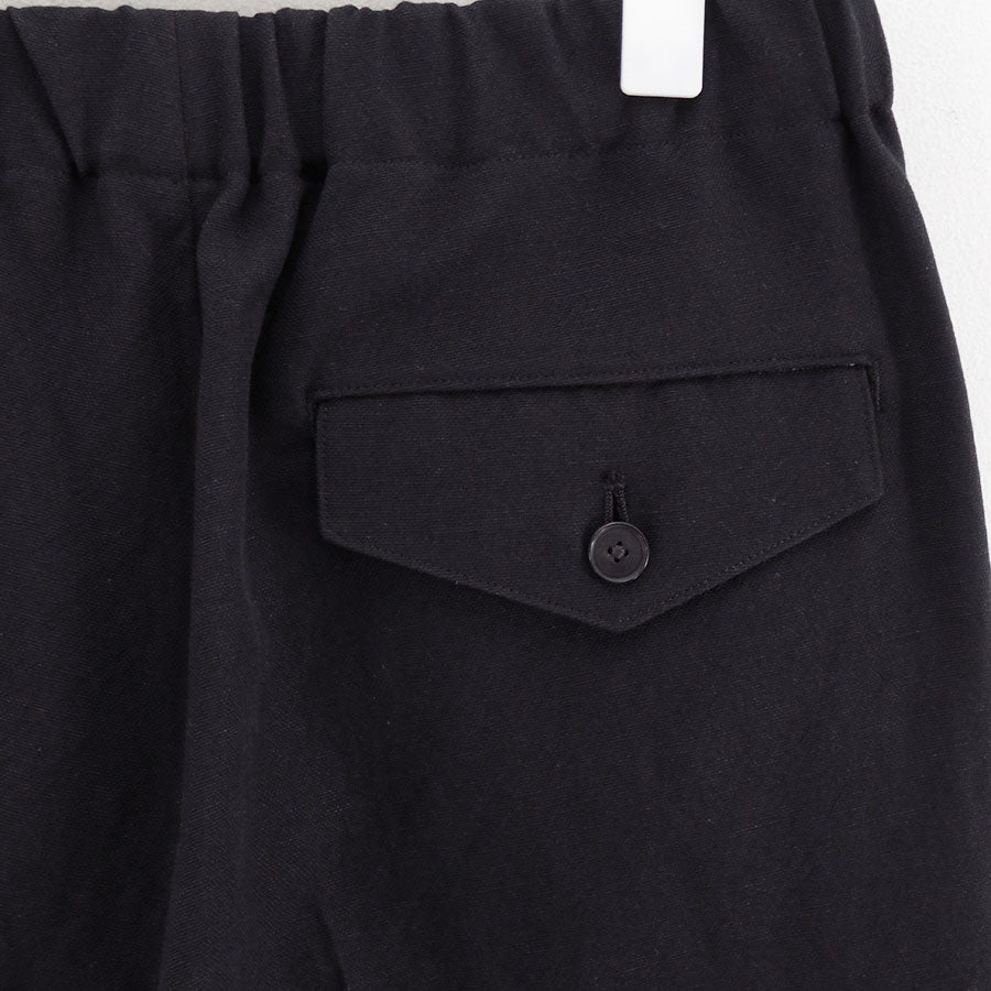 AURALEE/オーラリー】WOOL COTTON LINEN OX DRAWSTRING PANTS