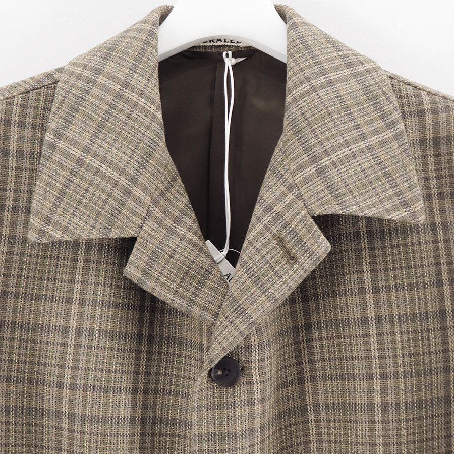 AURALEE/オーラリー】SILK LINEN NEP CHECK JACKET A26SJ01SNの通販