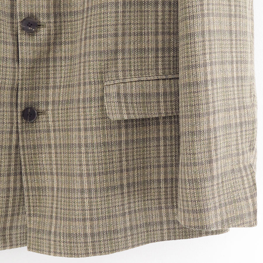 AURALEE/オーラリー】SILK LINEN NEP CHECK JACKET A26SJ01SNの通販