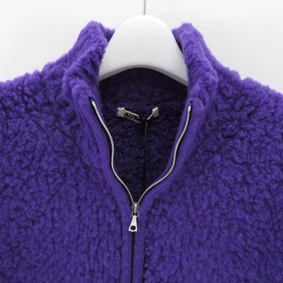 【AURALEE/オーラリー】<br>MERINO WOOL BOA KNIT HALF ZIP P/O <br>A24AP01WB