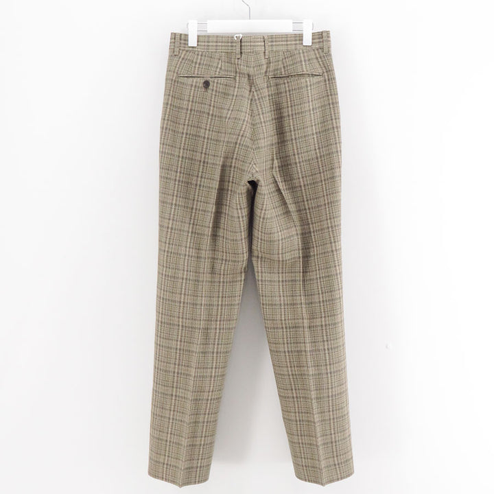 AURALEE/オーラリー】SILK LINEN NEP CHECK SLACKS A26SP02SNの通販