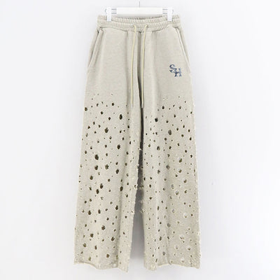 【SUGARHILL/シュガーヒル】<br>CRASHED SWEAT TROUSERS <br>2441000907