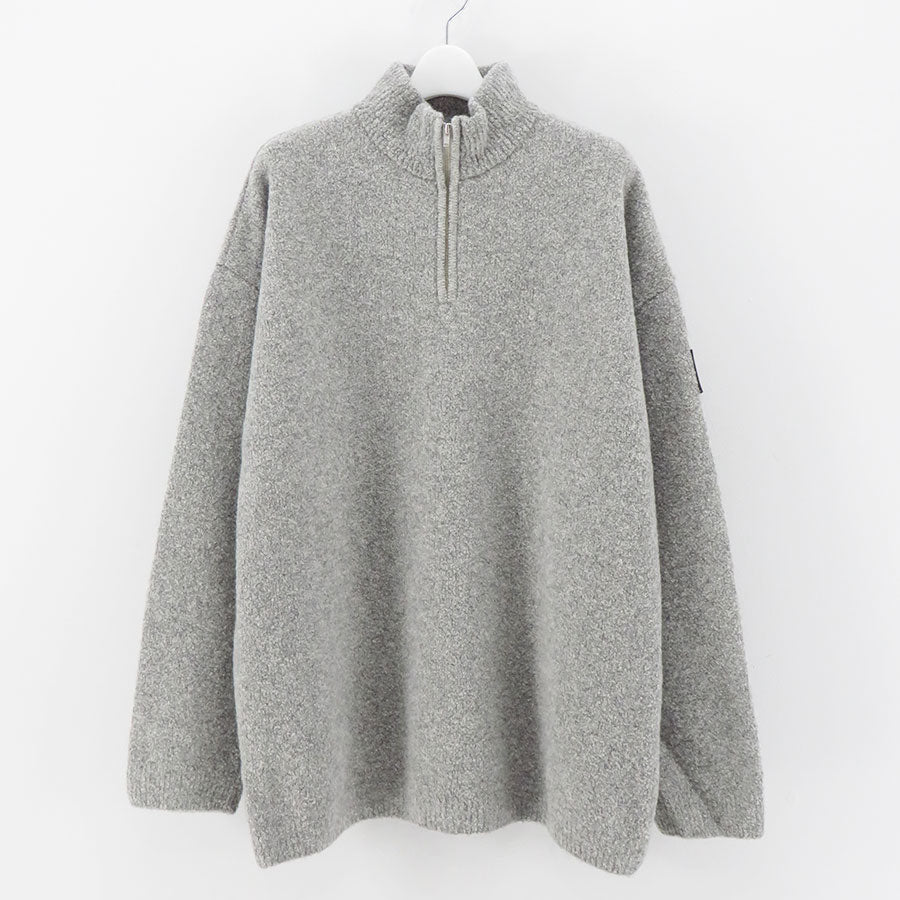 【S.F.C/エスエフシー】<br>HALF ZIP KNIT <br>SFCFW24KN02