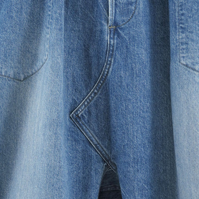 【NICENESS/ナイスネス】<br>E.STU / E.スツゥー (エイジドエフェクト バギーショーツ - インディゴ) <br>NN-5001T15