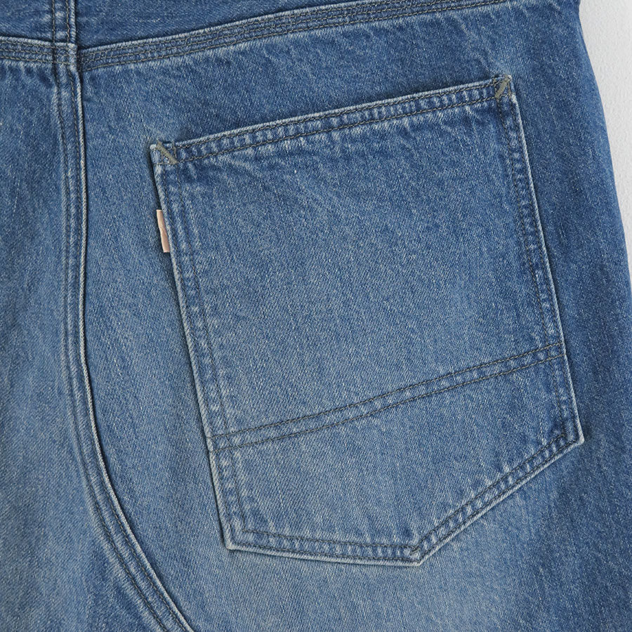 【NICENESS/ナイスネス】<br>E.STU / E.スツゥー (エイジドエフェクト バギーショーツ - インディゴ) <br>NN-5001T15