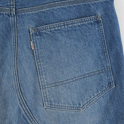 【NICENESS/ナイスネス】<br>E.STU / E.スツゥー (エイジドエフェクト バギーショーツ - インディゴ) <br>NN-5001T15