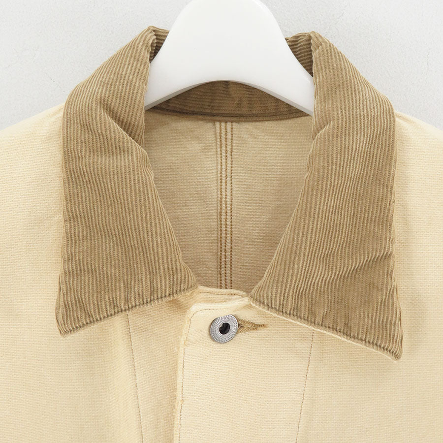 【A.PRESSE/アプレッセ】<br>Vintage Silk Hemp Coverall Jacket <br>25AAP-01-53