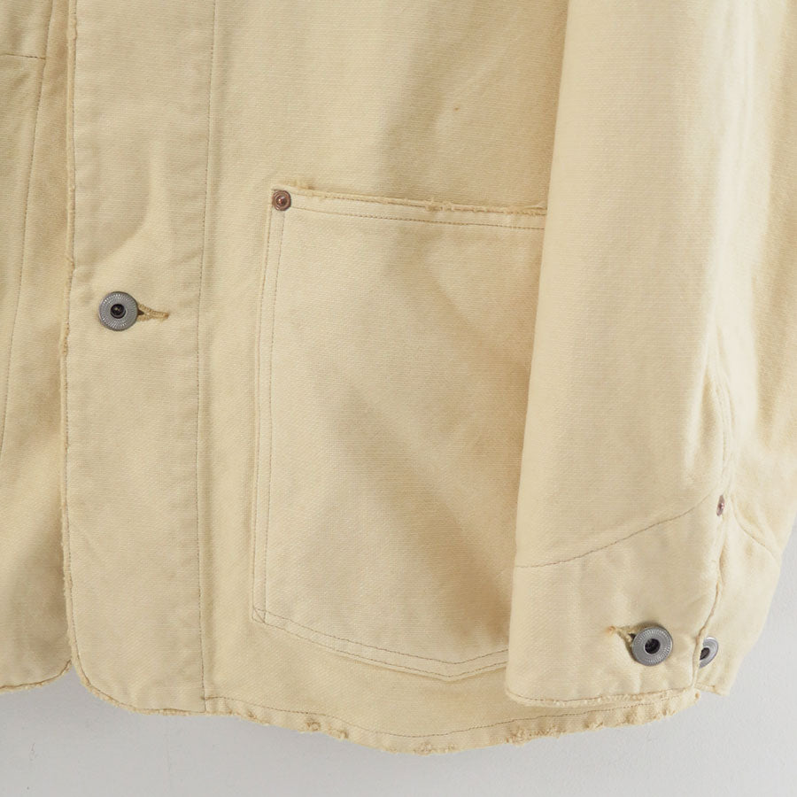 【A.PRESSE/アプレッセ】<br>Vintage Silk Hemp Coverall Jacket <br>25AAP-01-53