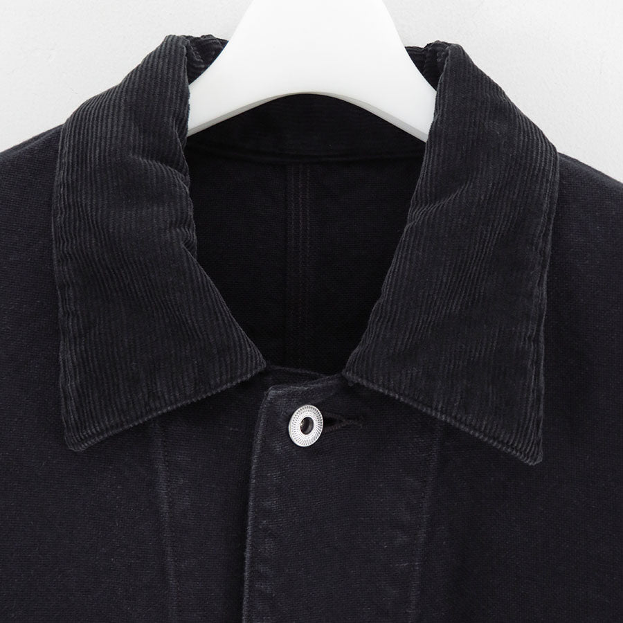 【A.PRESSE/アプレッセ】<br>Vintage Silk Hemp Coverall Jacket <br>25AAP-01-53