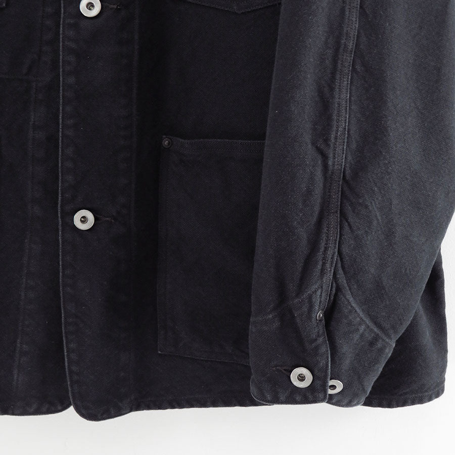 【A.PRESSE/アプレッセ】<br>Vintage Silk Hemp Coverall Jacket <br>25AAP-01-53