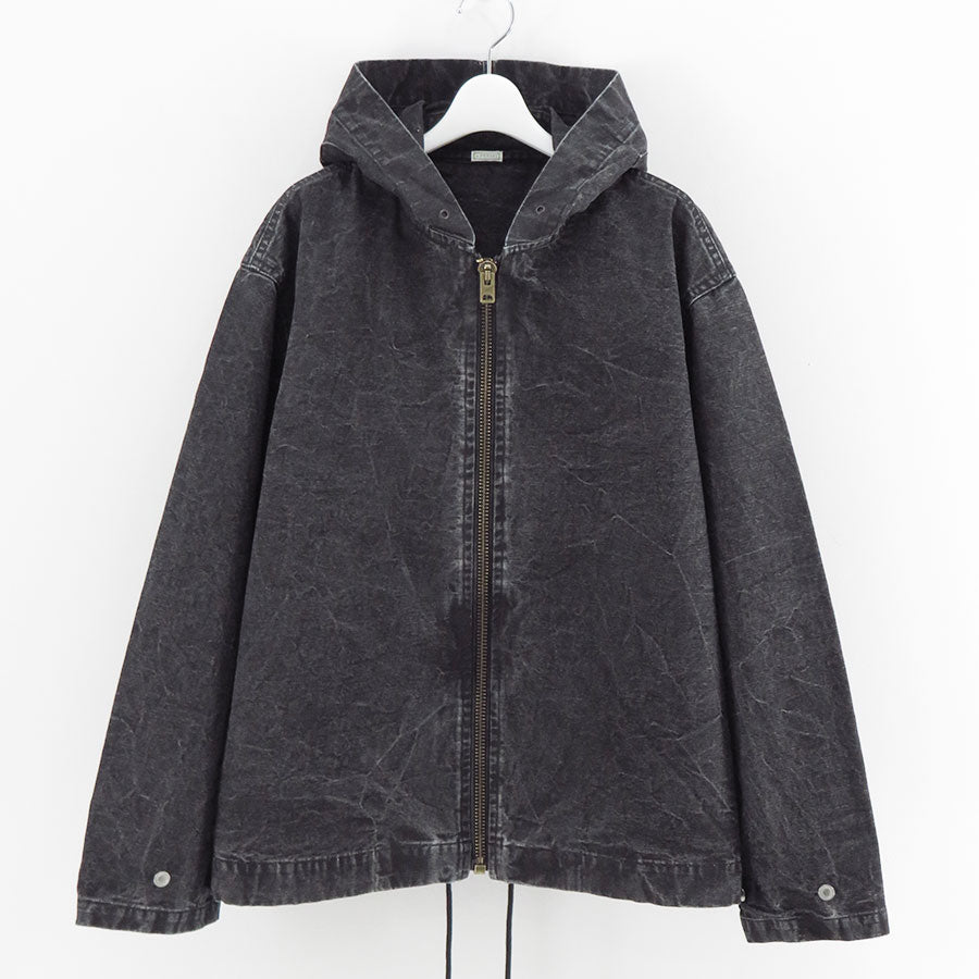 【A.PRESSE/アプレッセ】<br>Vintage US Navy Zip Hoodie <br>25AAP-01-54
